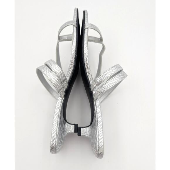 Chic Silver Strappy Sandals - Picture 6 of 11